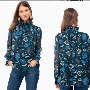 Tuckernuck Nouveau Floral Sadie Top XS
